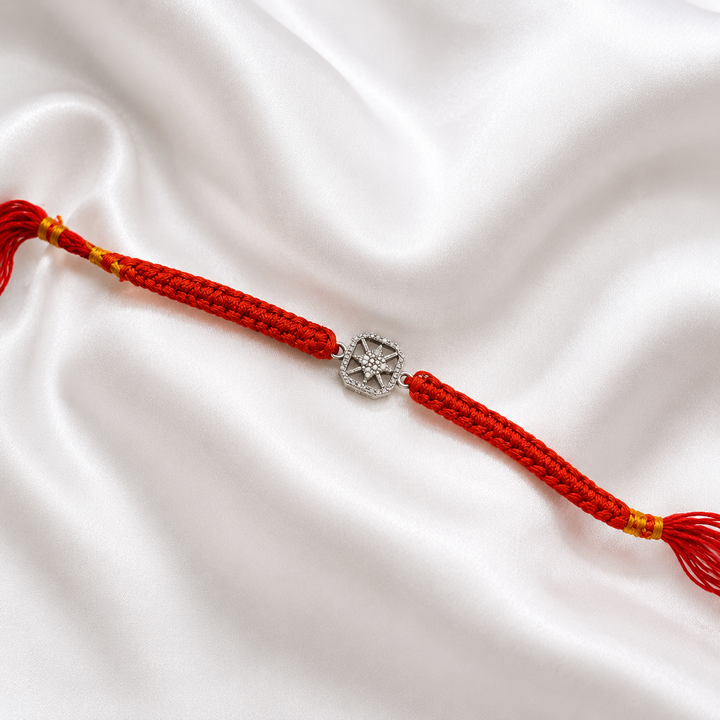 925 silver star rakhi