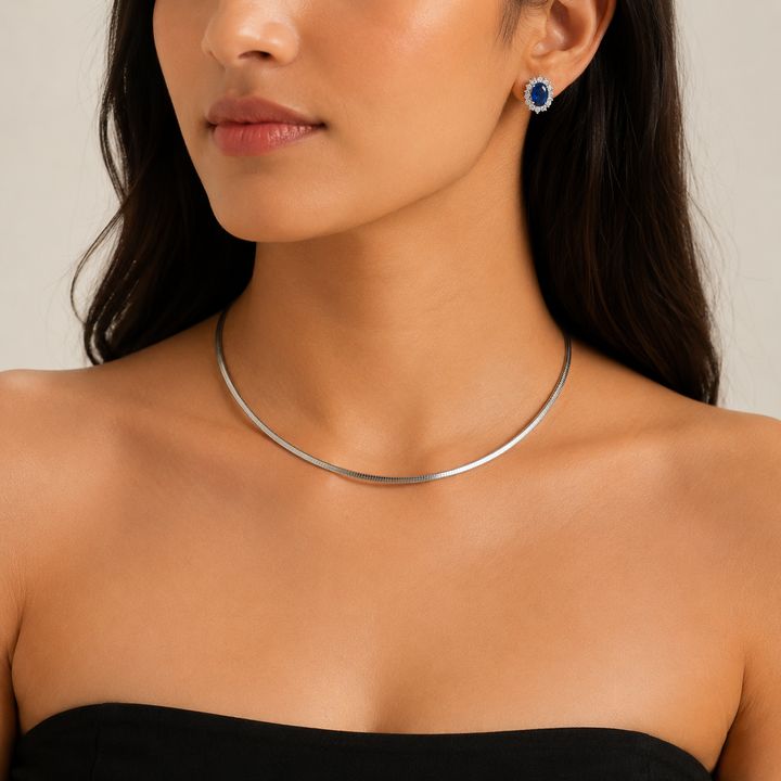 925 Sterling Silver Flat Chain