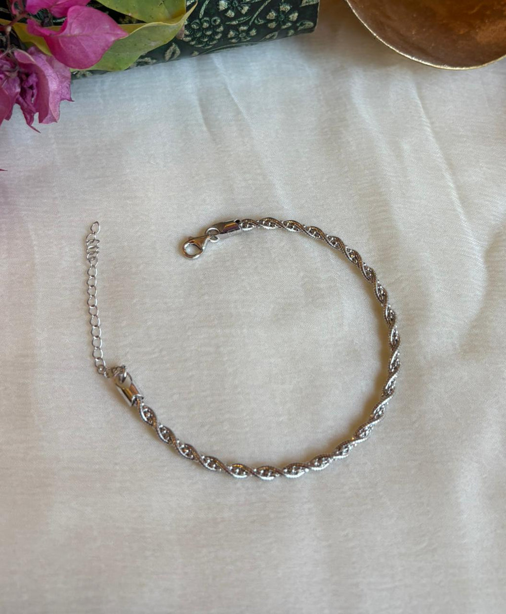 Spiral Silver Bracelet