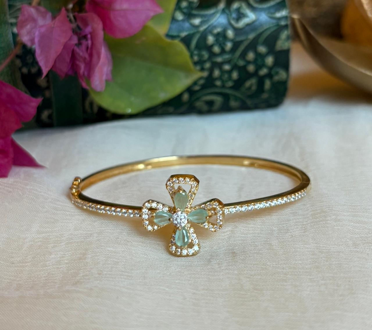 Aqua Bloom Bangle