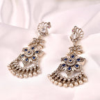 Peacock Chandbali Earrings