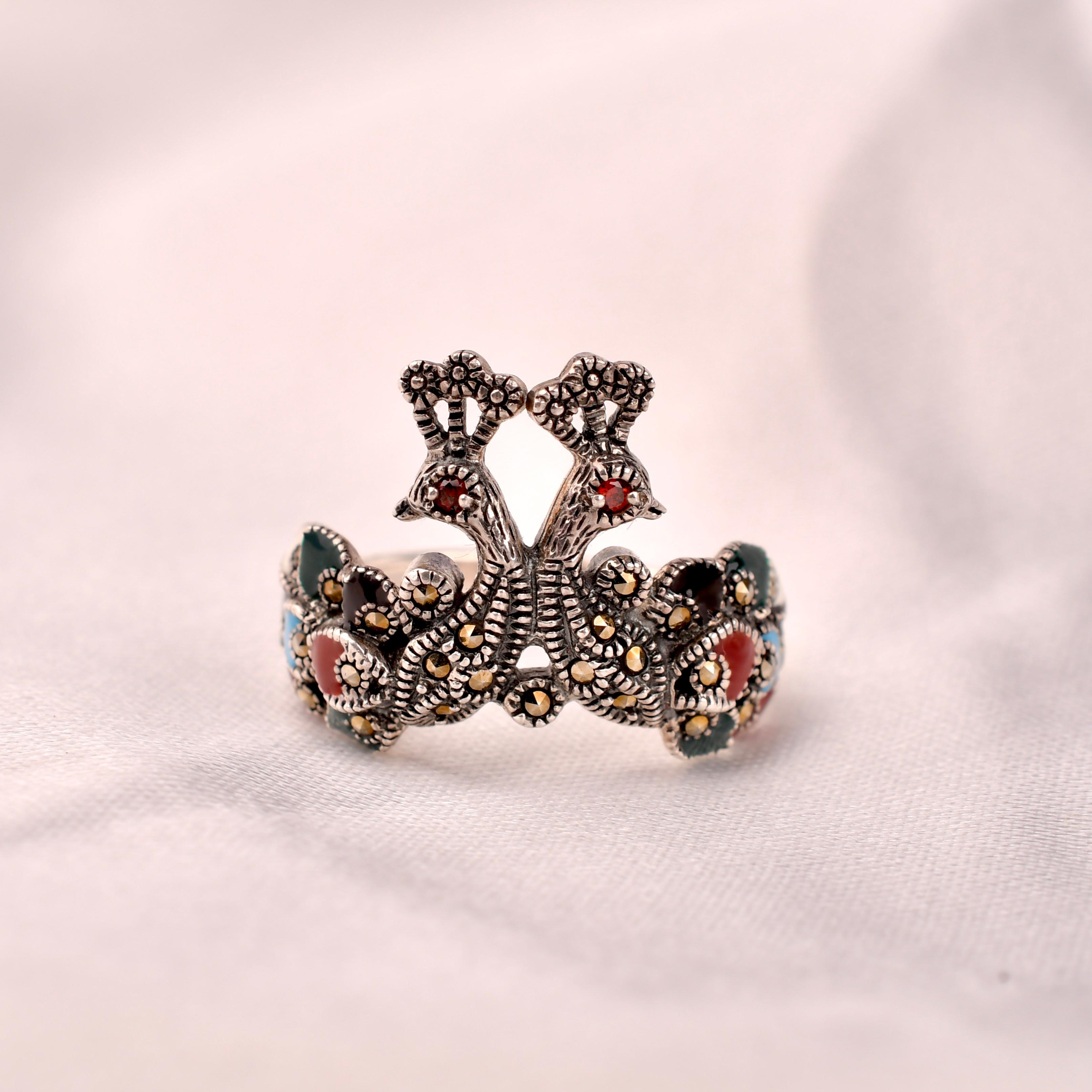 Mayura Marcasite Ring