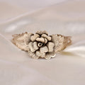 Petal Cluster Silver Bangle