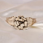 Petal Cluster Silver Bangle