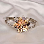 Statement Spark Triple Tone Bracelet