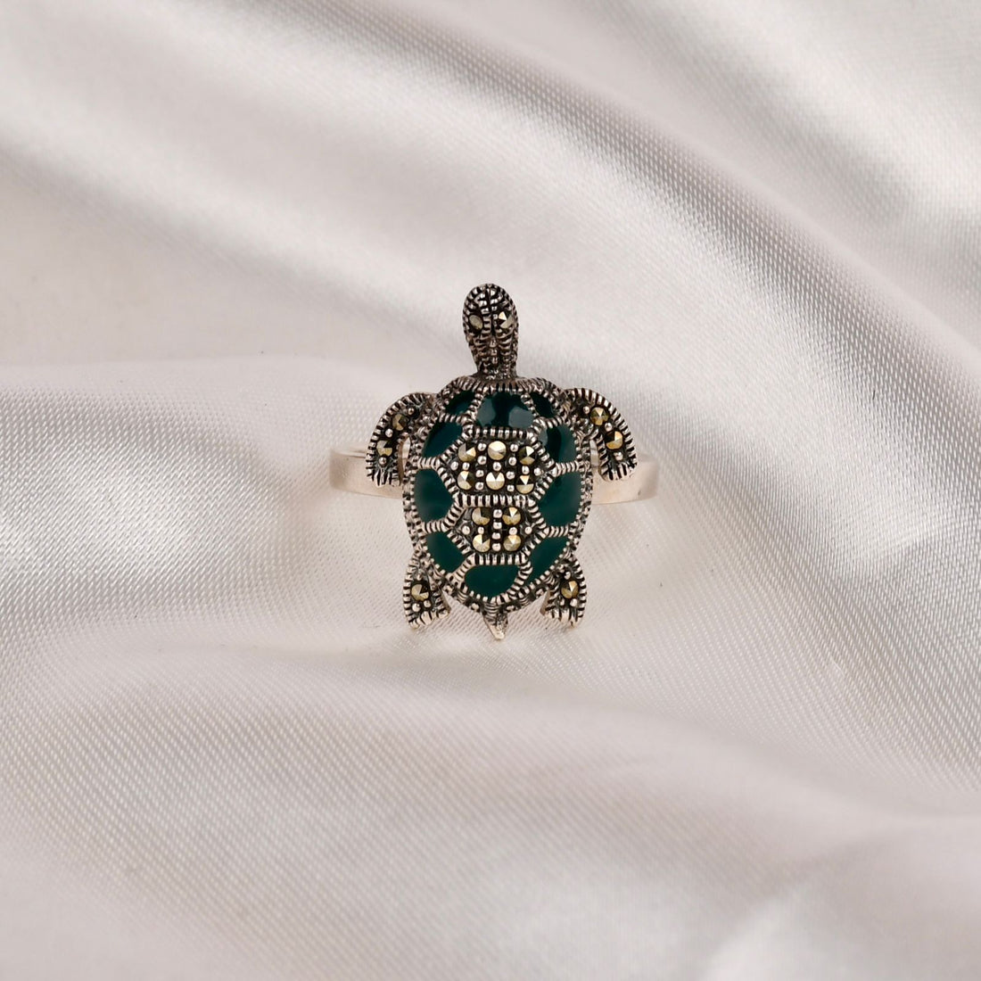 Sterling Silver Turtle Ring