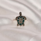 Sterling Silver Turtle Ring
