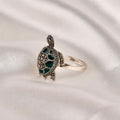 Sterling Silver Turtle Ring