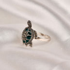 Sterling Silver Turtle Ring