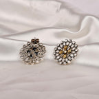 Sunburst Cluster Stud Earrings