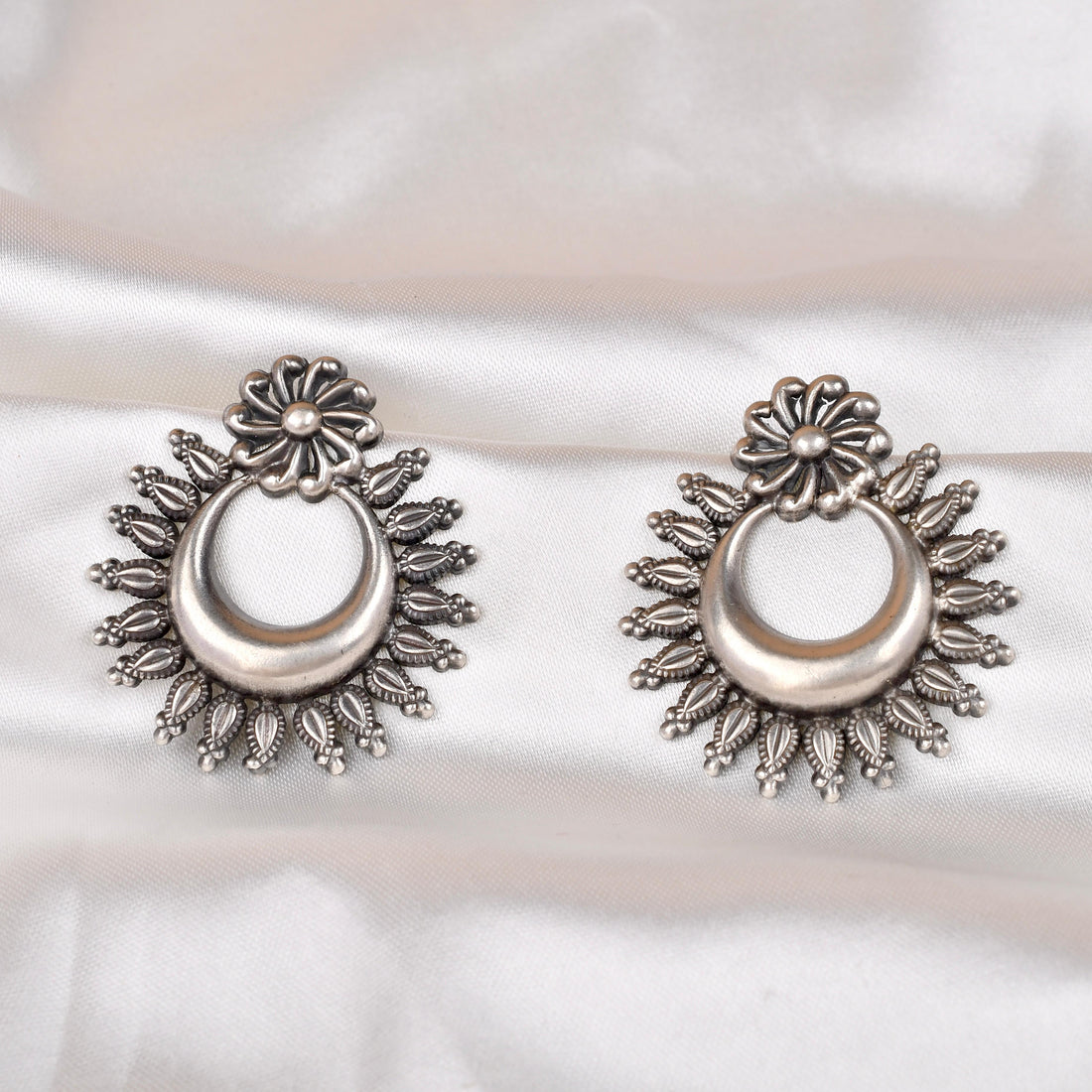 925 Silver Sunray Stud Earrings
