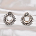 925 Silver Sunray Stud Earrings