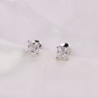 Square Swarovski 925 Silver Studs