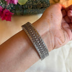 Cutwork 925 Silver Bangle