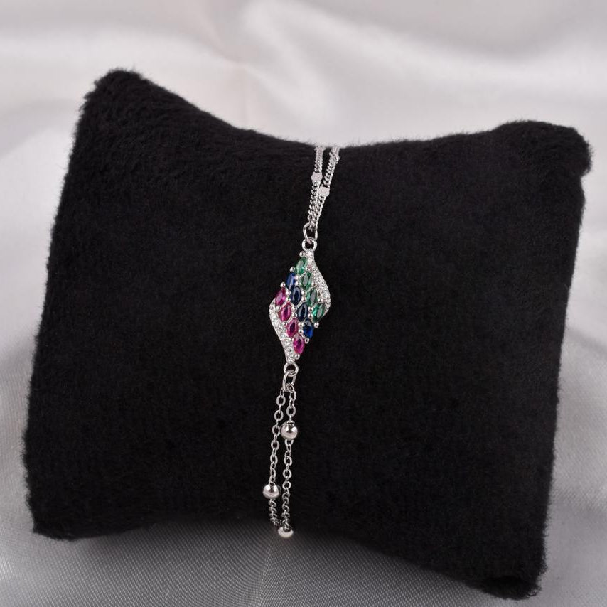 Prism Layer 925 Silver Bracelet