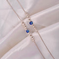 Nazar Bead 925 Silver Anklet