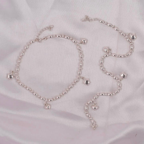 Celeste Charm 925 Silver Anklet