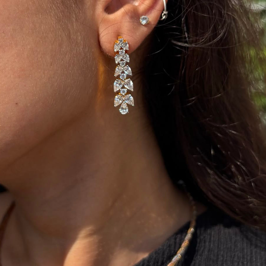 Swarovski Vine Drop Earrings