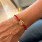 925 Silver Swastik Rakhi