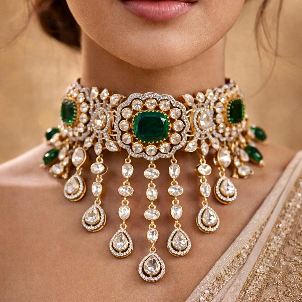 Zaraa Drop Statement Choker